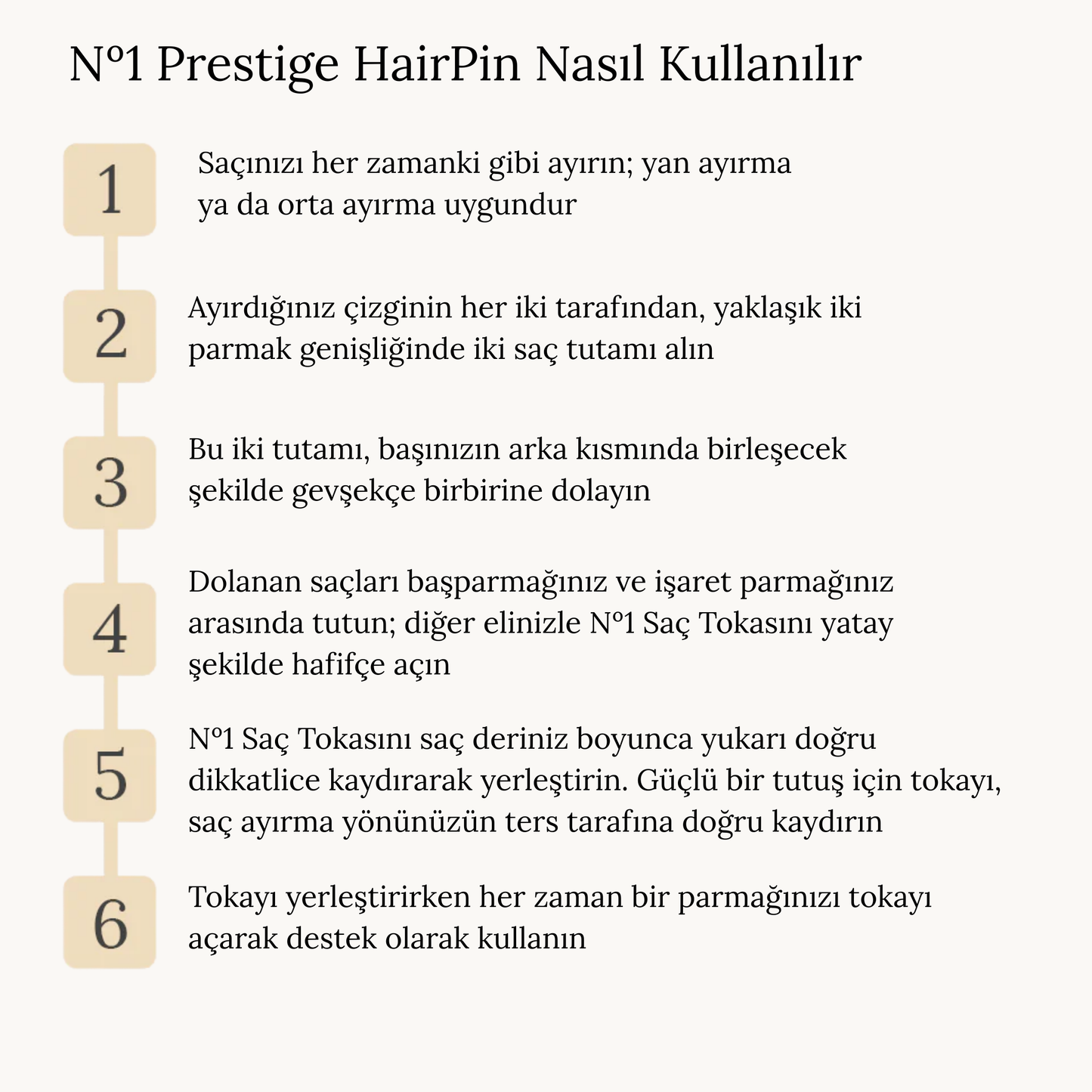 Nº1 Prestige HairPin – İmza Koleksiyonu Büyük Boy (2+1’li Set)