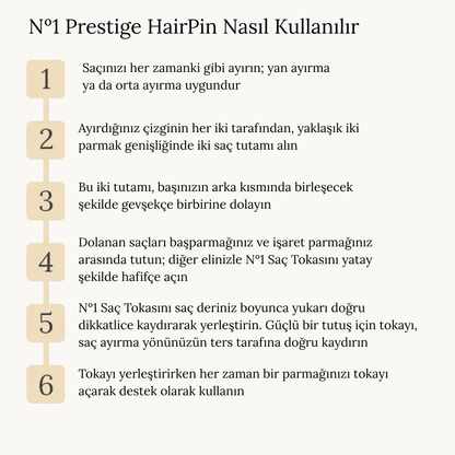 Nº1 Prestige HairPin – İmza Koleksiyonu (2+1'li Set)