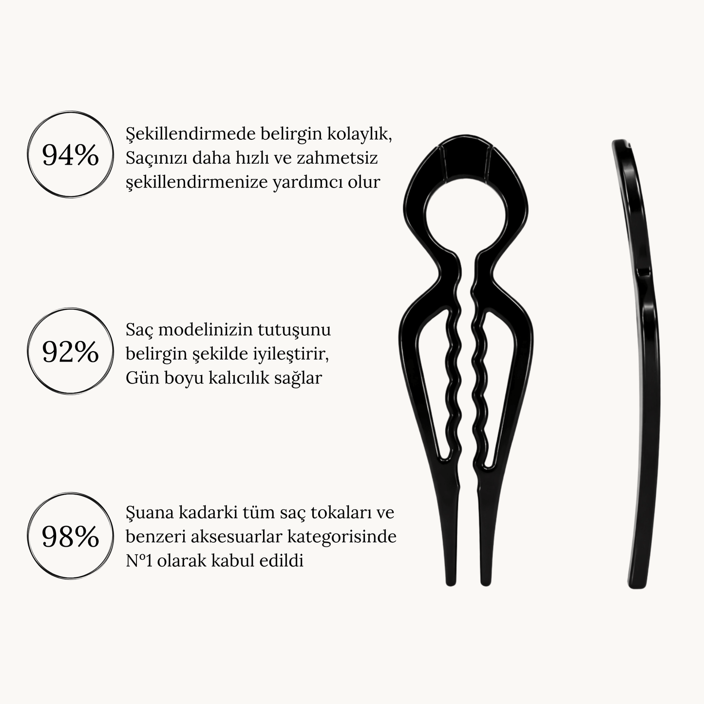 Nº1 Prestige HairPin – İmza Koleksiyonu (2+1'li Set)