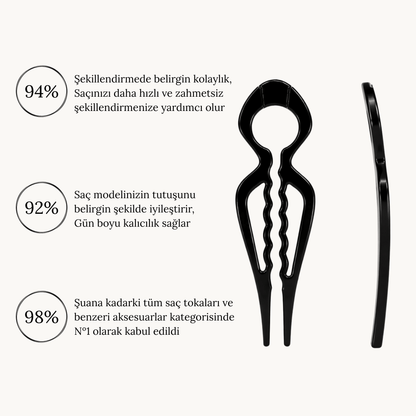 Nº1 Prestige HairPin – İmza Koleksiyonu (2+1'li Set)