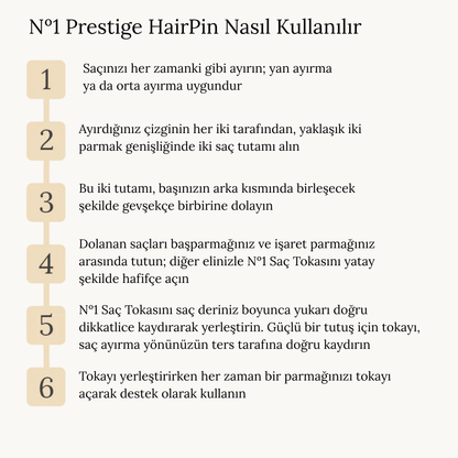 Nº1 Prestige HairPin – İmza Koleksiyonu (2+1'li Set)